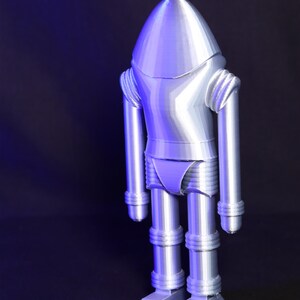 Earth vs. the Flying Saucers Robot Sci-Fi Decor Retro Collectible Robot Unique Gift for Sci-Fi Fans Classic Movie Memorabilia Vintage Robot image 4