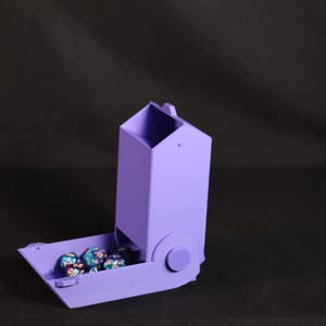 Faltbarer Würfelturm für Tabletop-Gamer Tragbares Spielzubehör Aufbewahrungslösung Einzigartiges Geschenk für RPG-Liebhaber