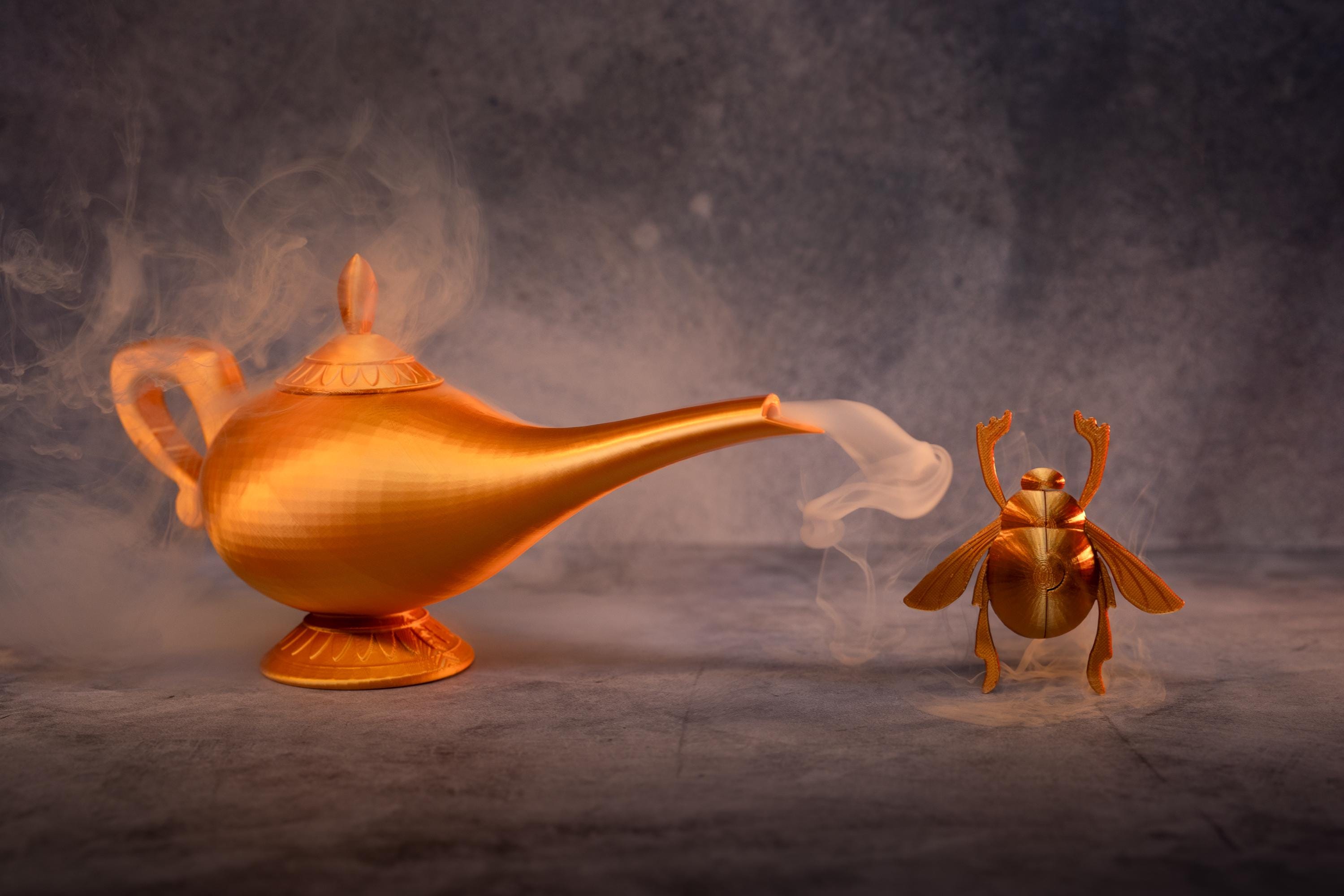 Magic Lamp Aladdin Inspired Lamp Unique Decor Disney Fans Gift