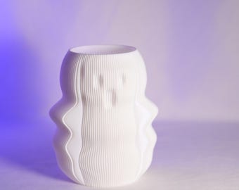 Ghost Vase Halloween Decor Spooky Fall Centerpiece Planter