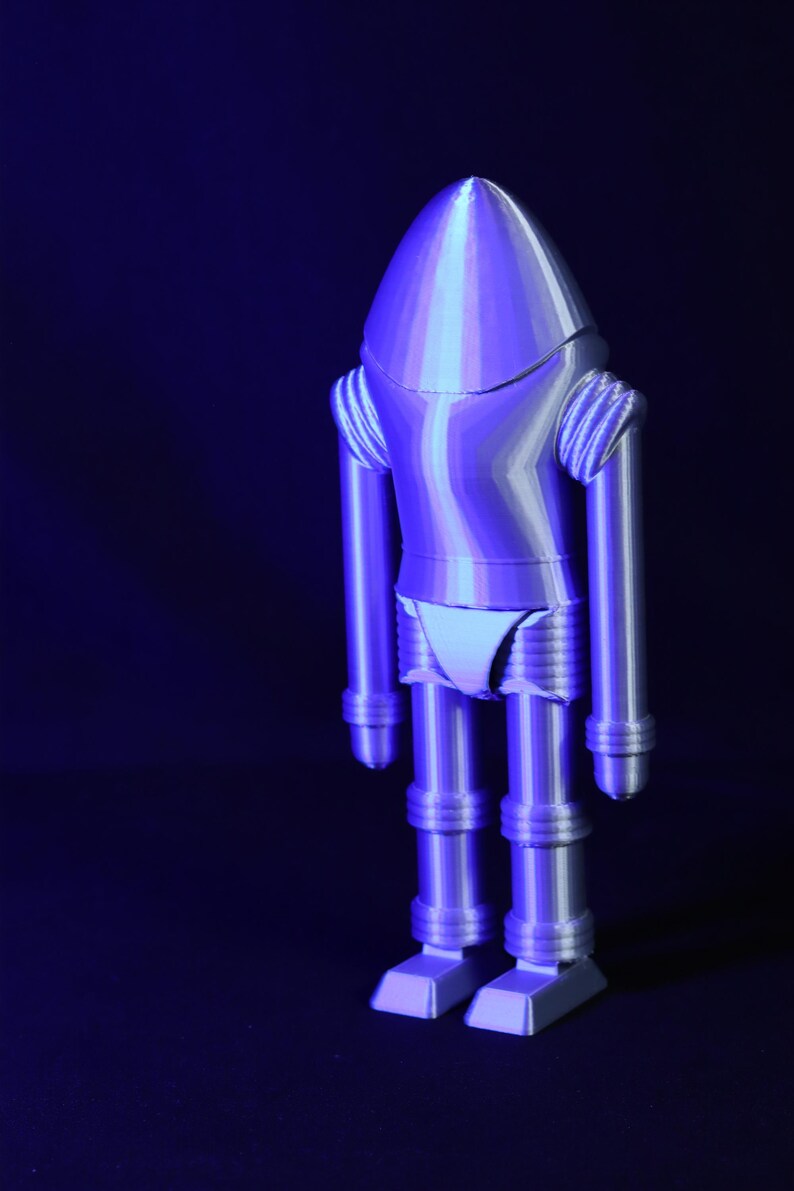 Earth vs. the Flying Saucers Robot Sci-Fi Decor Retro Collectible Robot Unique Gift for Sci-Fi Fans Classic Movie Memorabilia Vintage Robot image 6