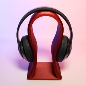 Headphone Stand Sculptural Unique Headset Holder Artistic Desk Decor Modern Headphone Display Perfect Gift for Gamers and Music Lovers