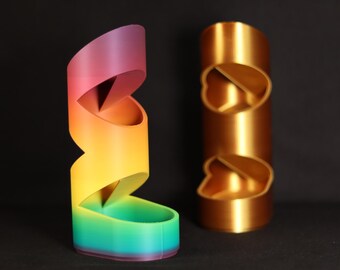 Torre de dados en espiral, accesorio para juegos de rol impreso en 3D
