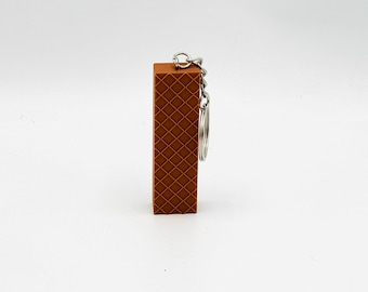 Nutty Buddy Little Debbie Keychain Fun Snack-Themed Accessory Unique Gift for Dessert Lovers Compact and Lightweight Novelty Keychain