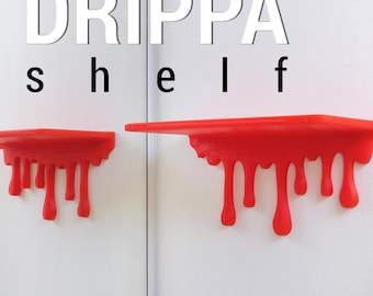 DRIPPA Mini Shelf – Modern Drip-Style Wall Accent