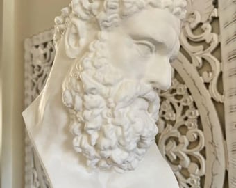 Hercules Sculptural Vase Classical Mythology Home Decor
