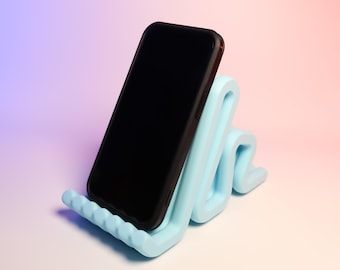 Wiggly Phone Holder Fun and Flexible Stand Unique Desk Accessory Creative Phone Display Perfect for Home, Office, or Kids’ Rooms