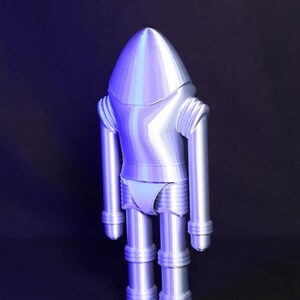 Earth vs. the Flying Saucers Robot Sci-Fi Decor Retro Collectible Robot Unique Gift for Sci-Fi Fans Classic Movie Memorabilia Vintage Robot image 7