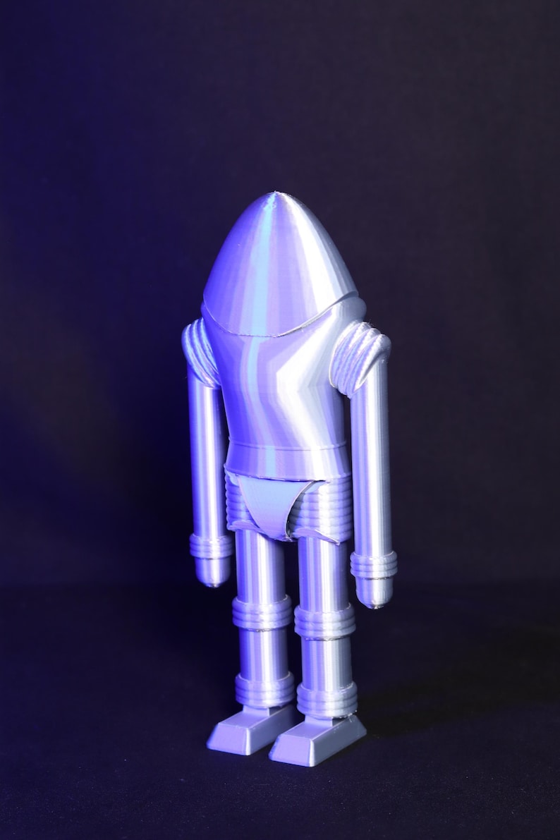 Earth vs. the Flying Saucers Robot Sci-Fi Decor Retro Collectible Robot Unique Gift for Sci-Fi Fans Classic Movie Memorabilia Vintage Robot image 7