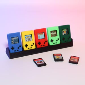 スイッチ用ミニゲームボーイケース ゲームカートリッジディスプレイバー 5つのゲームを収納可能 レトロゲームオーガナイザー コンパクト収納 ゲーマーに最適
