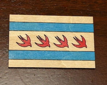 Swift Chicago Flag Magnet or Sign