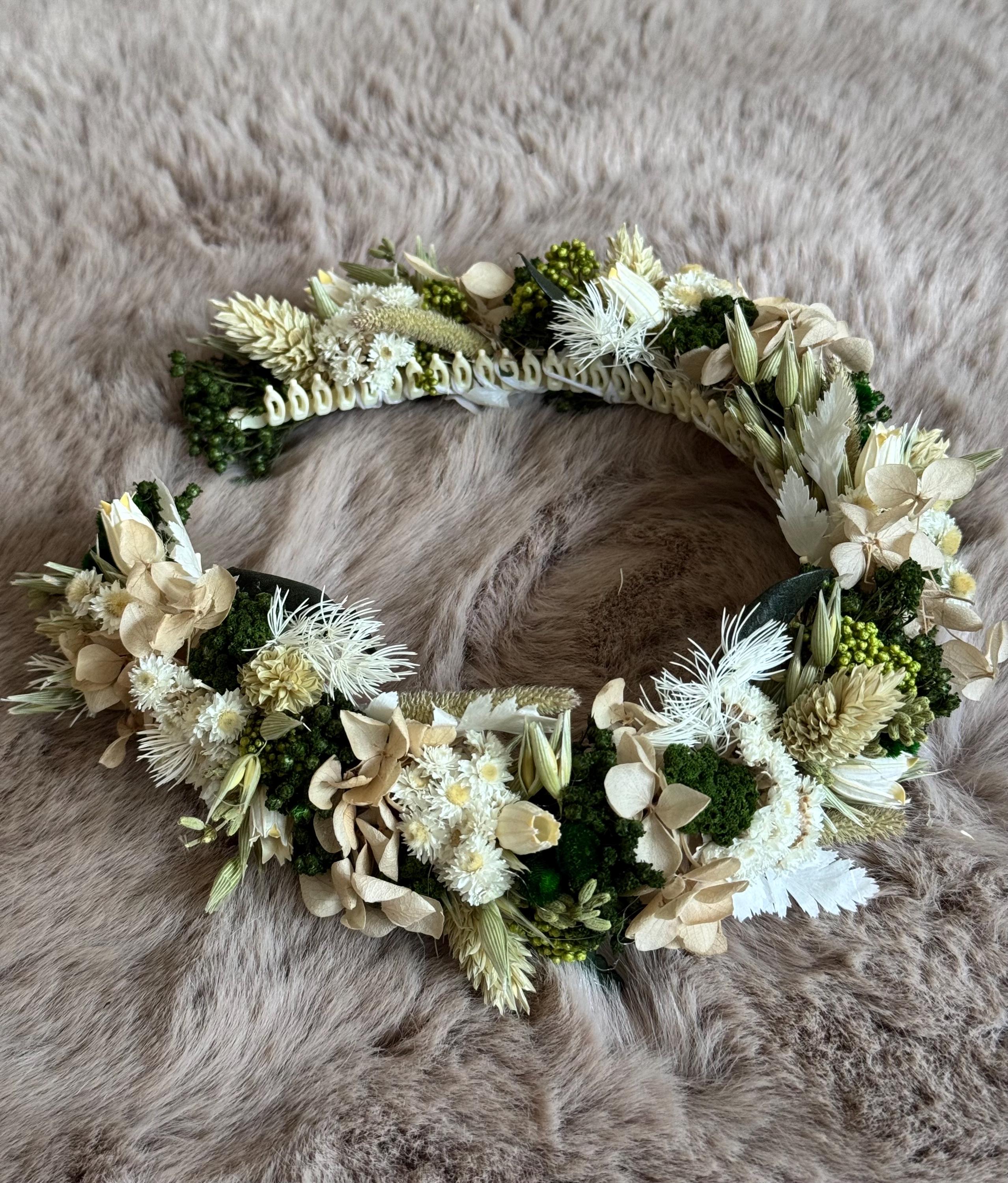 HENGBIRD Dirndl-Blumen-Haarreif Mit Schmetterlingen – Bunt, Elastisch, Für Oktoberfest & Partys