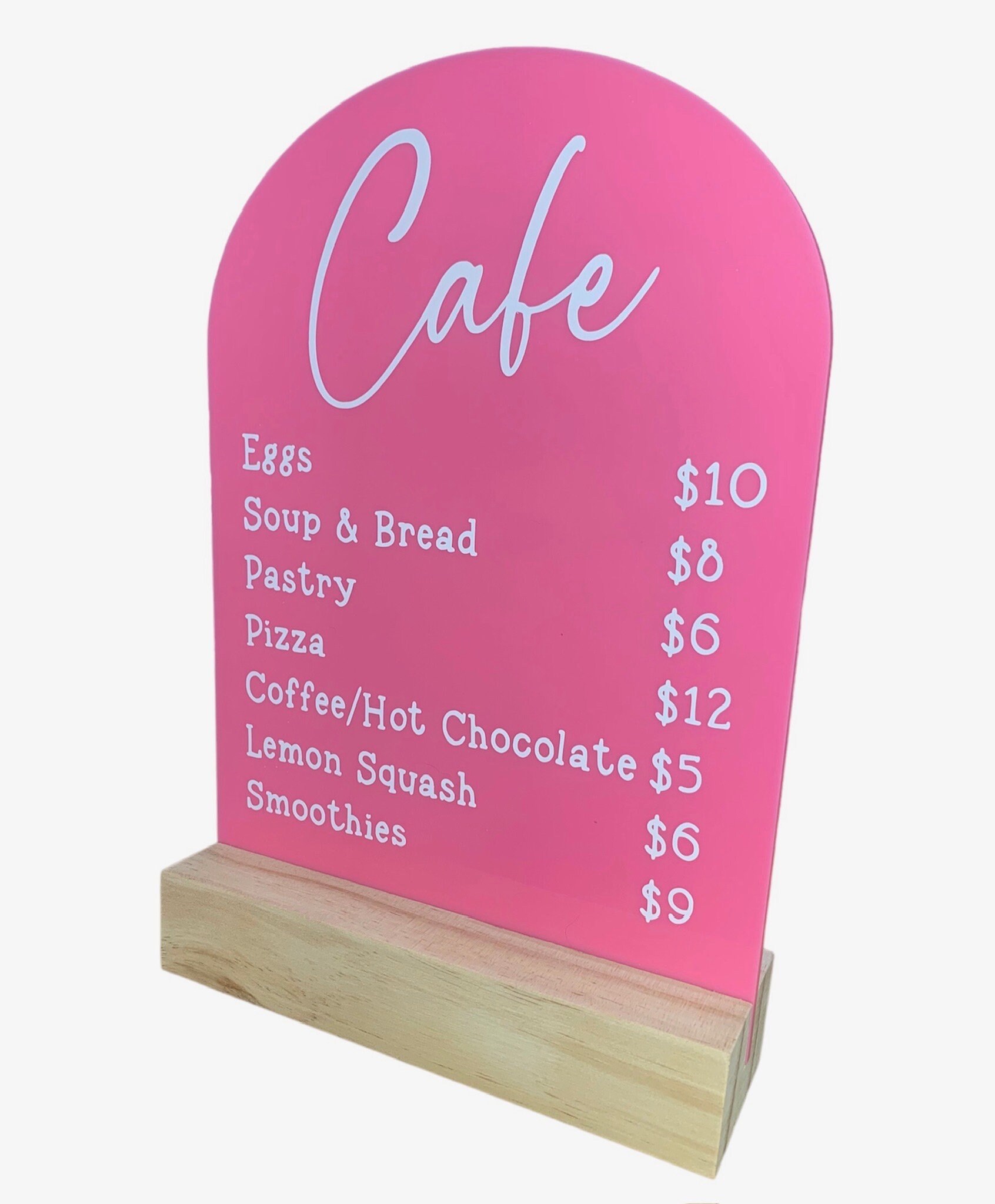 Cafe Cubby House Menu Cafe Menu Cafe Board Cubby House - Etsy