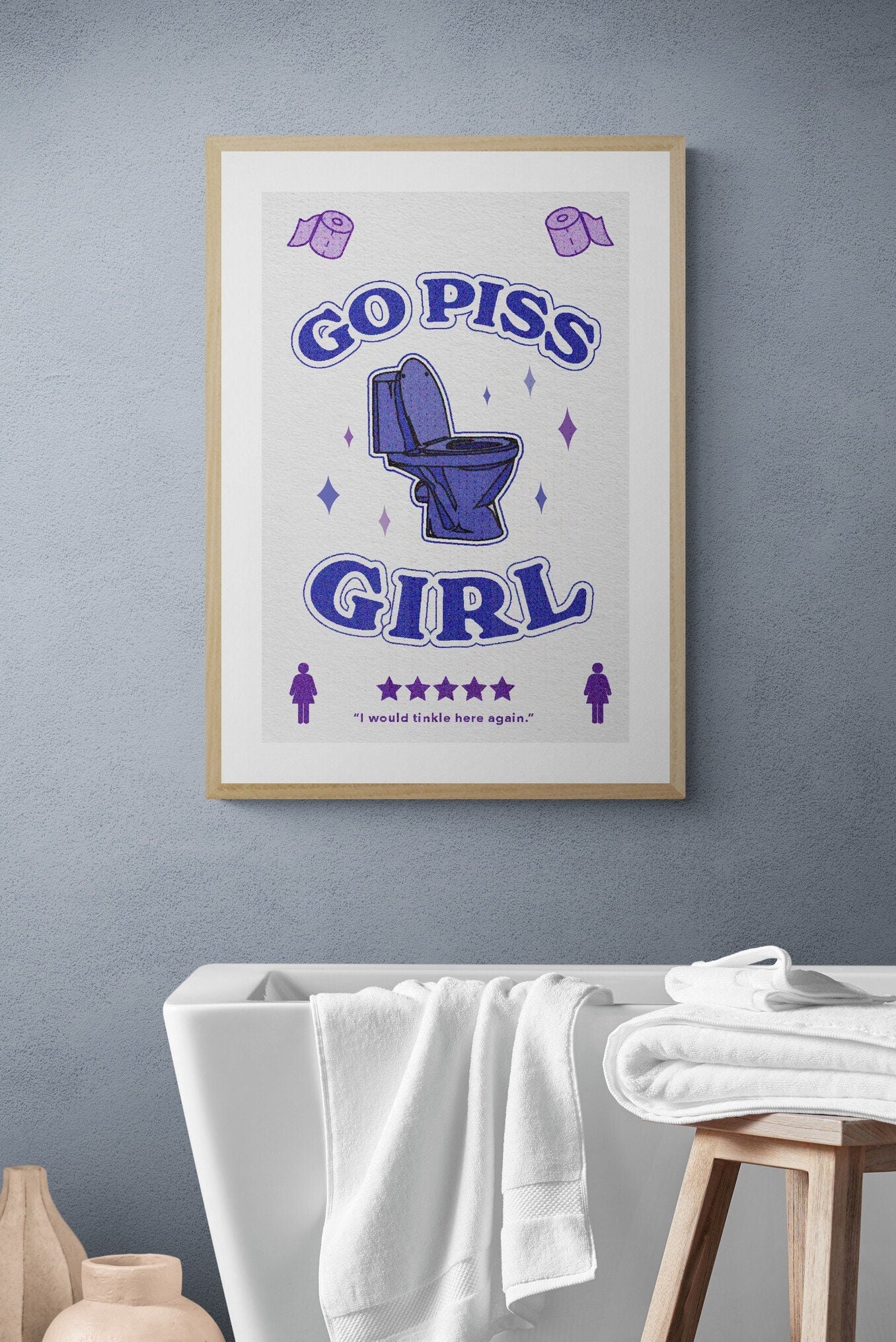 Go Piss Girl Poster Digital Download image