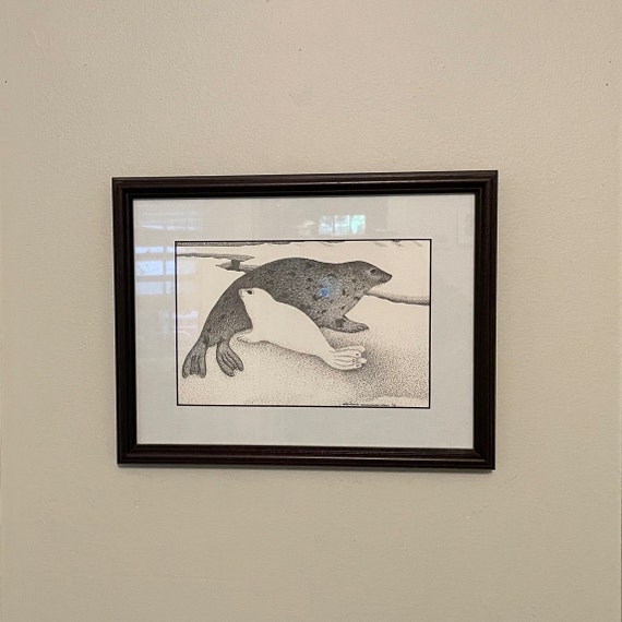 Vintage Pen and Ink Drawing Etsy