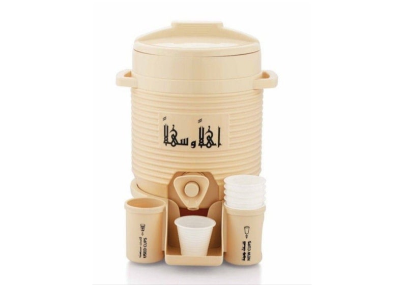 Mini Harmain Inspired Zam Zam Dispenser beige