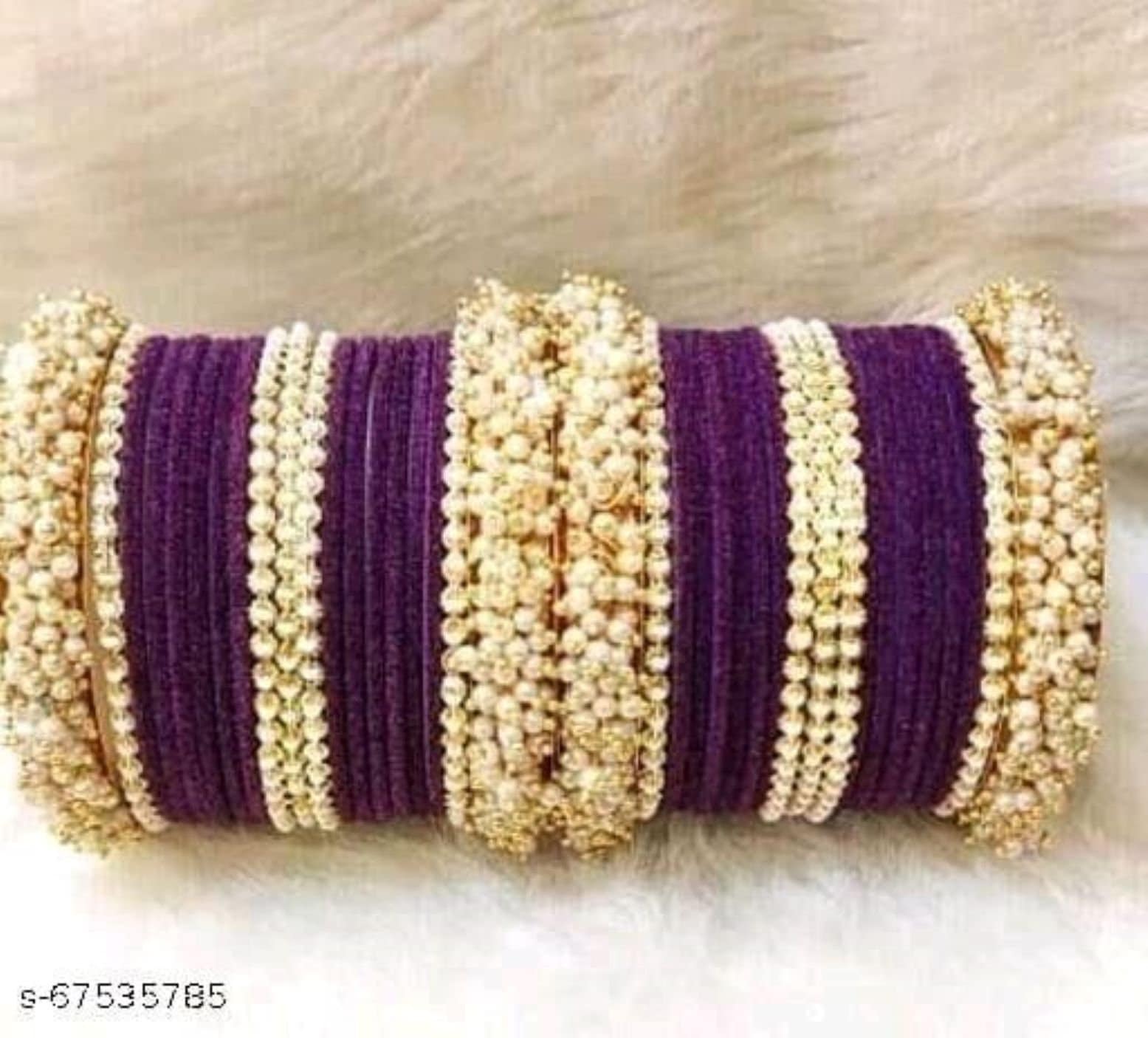Dark purple bangles discount