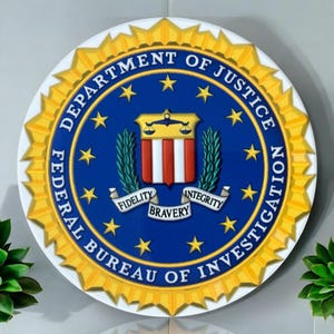 FBI Ceramic Coasters Collection (Set of 4). US Federal Agencies Retirement gift