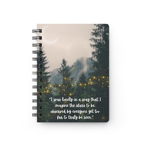 Fantastique amateur de livres avec reliure spirale, série de livres Powerless, journal Paedyn Gray, cadeaux livresques, couverture rigide