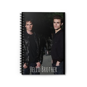 Quaderno a spirale di The Vampire Diaries - Righe, Diario di scrittura, Regalo per fan della serie TV, Carta a righe, Diario, Quaderno, Ritorno a scuola
