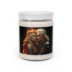 Scented Candles, Aelin and Rowan Bookish Candle, TOG 9oz, Fantasy Candle, Gift for Book Lovers, Fandom Merch