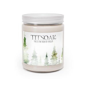 Scented Candles, Twilight Inspired, Bookish Gifts, This is the Skin of a Killer, Scented Soy Candles, TITSOAK, 9oz, Candle Gift