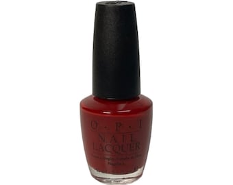 OPI E01 Red, Red Rhine Vintage Nail Polish European Collection