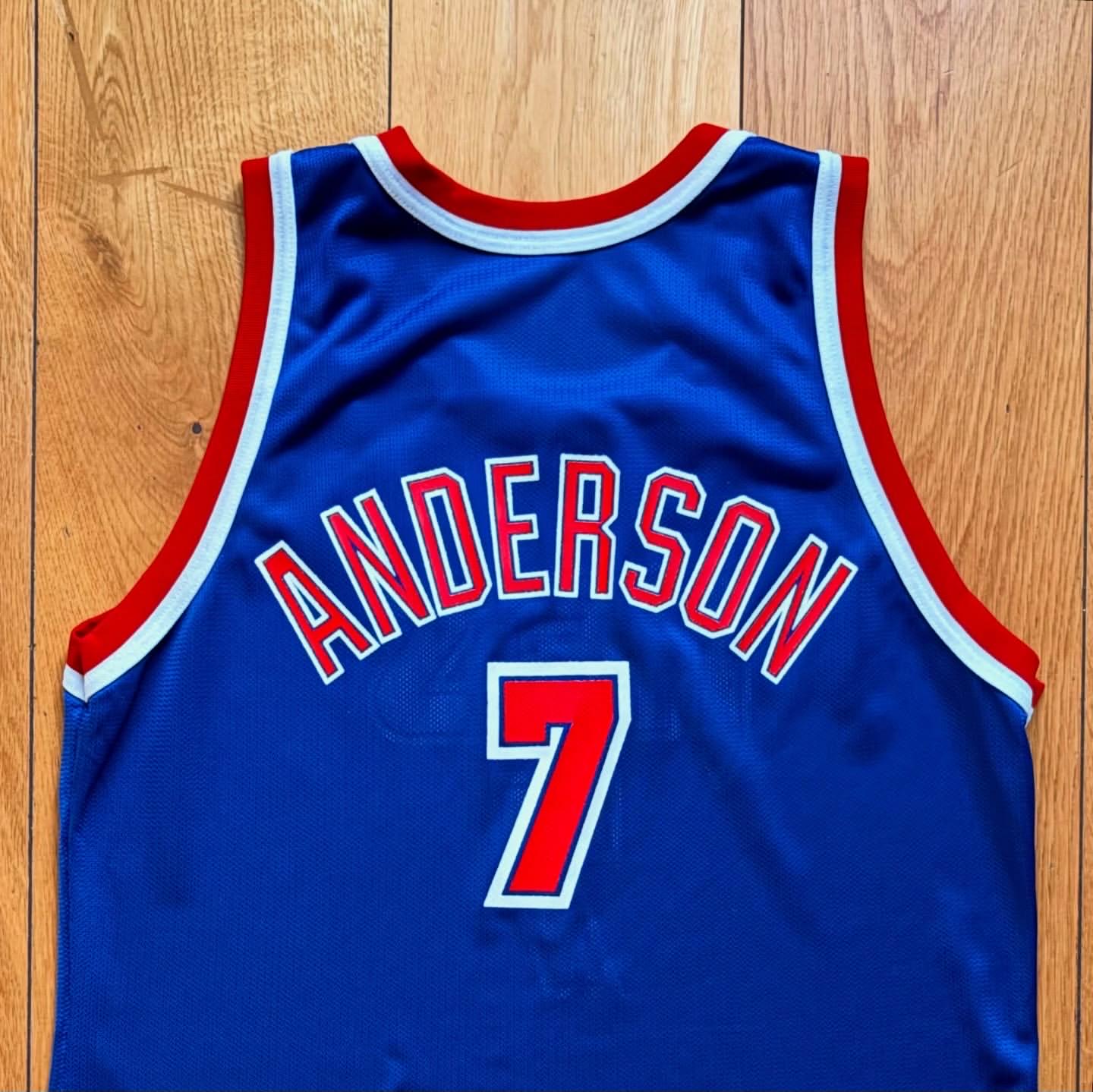 Kenny ANDERSON, New Jersey Nets, Champion NBA Jersey - Size 44