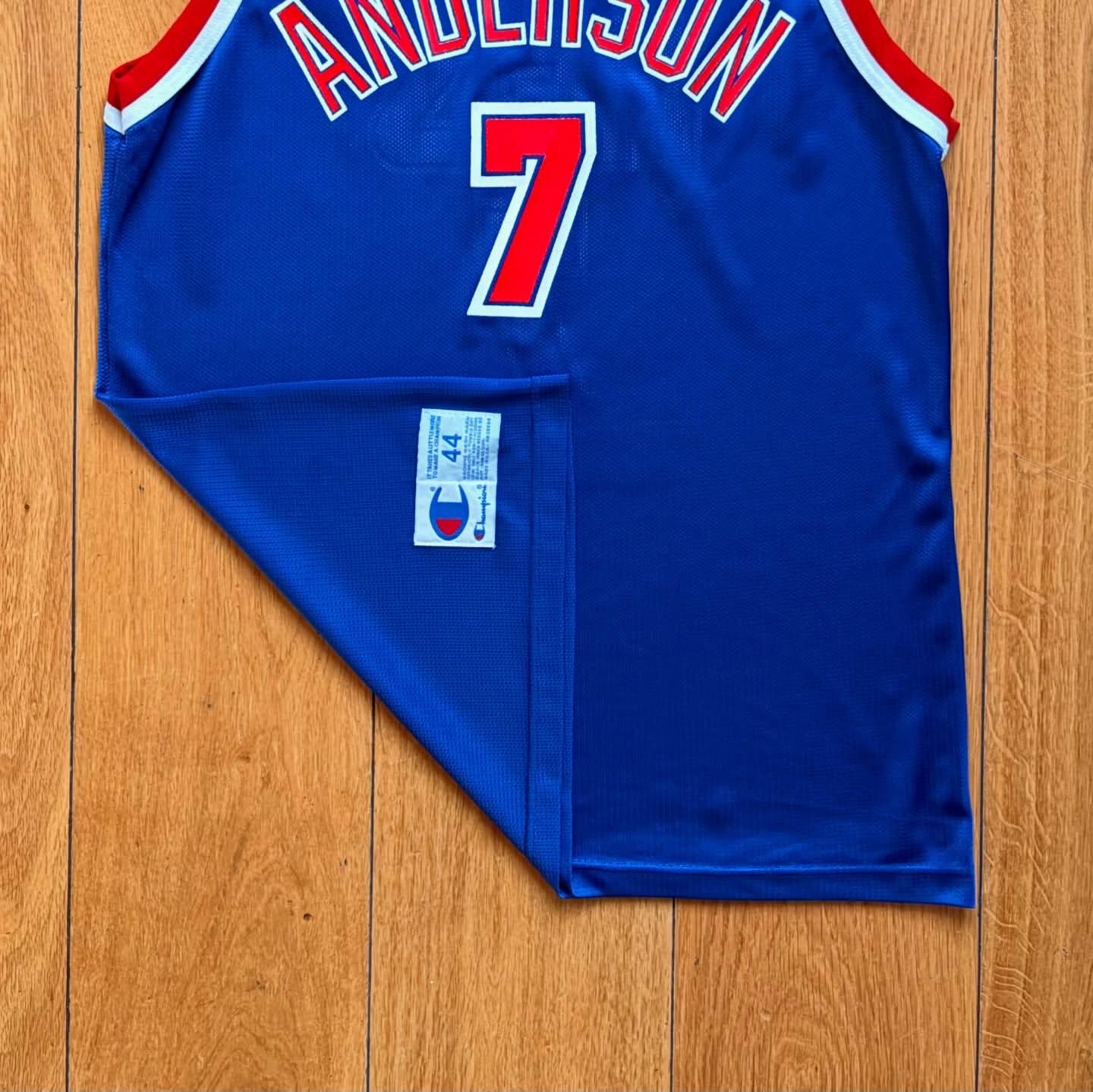 Kenny ANDERSON, New Jersey Nets, Champion NBA Jersey - Size 44