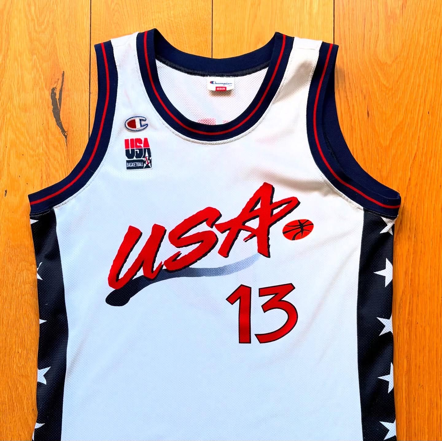 Vintage Shaquille O'neal Team USA Jersey, 1996 Olympics, Champion