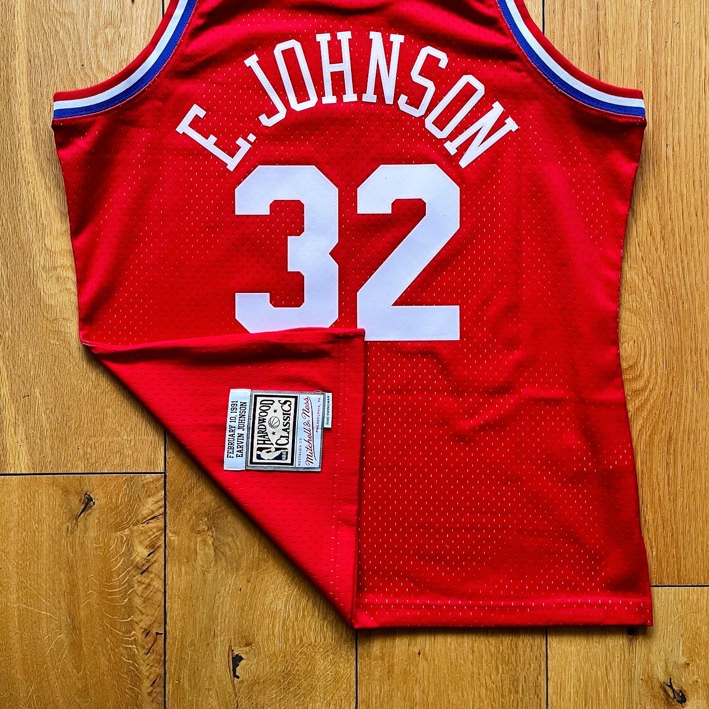 MAGIC Johnson, NBA All-star West, 1991, Mitchell & Ness, Jersey L