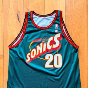 Trikot Seattle Sonics Gary Payton 1995/1996 in Rheinland-Pfalz - Grünstadt Trikot Seattle Sonics Gary Payton 1995/1996 in Rheinland-Pfalz - Grünstadt