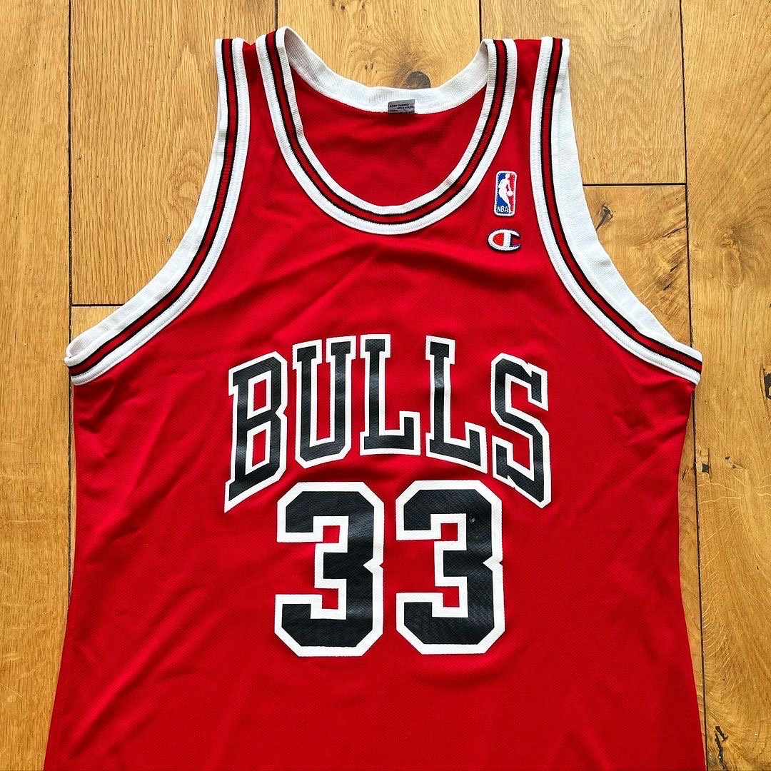 Vintage Team Nike Scottie Pippen Chicago Bulls NBA #33 Basketball Jersey S  44