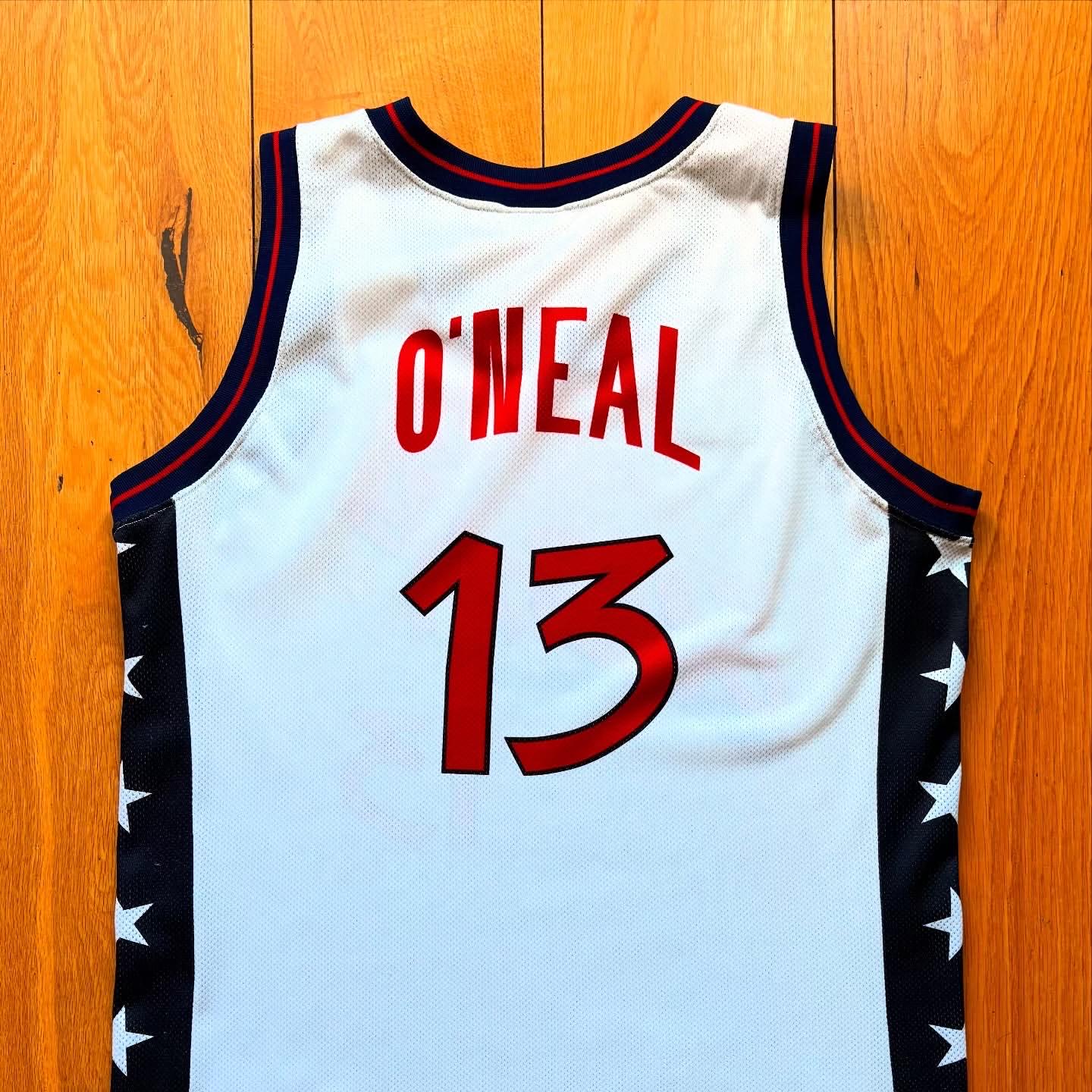 Vintage Shaquille O'neal Team USA Jersey, 1996 Olympics, Champion
