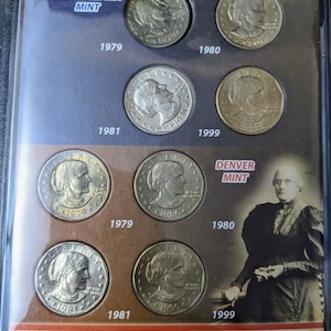 1979 1st Commemorative mint Susan B Anthony set