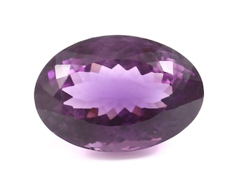 Amethyst Top Qualität Edelstein, 24x16x13 MM. 29.80 Karat. 100% Natürlicher facettierter Geschliffener Stein Lose Edelstein Amethyst zum Machen von Schmuck Geschenk.