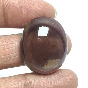 Natural Smokey Quartz Cabochon, 41.15 Crt. 26x22x10 MM. Loose Gemstone For Jewelry Making Stone.