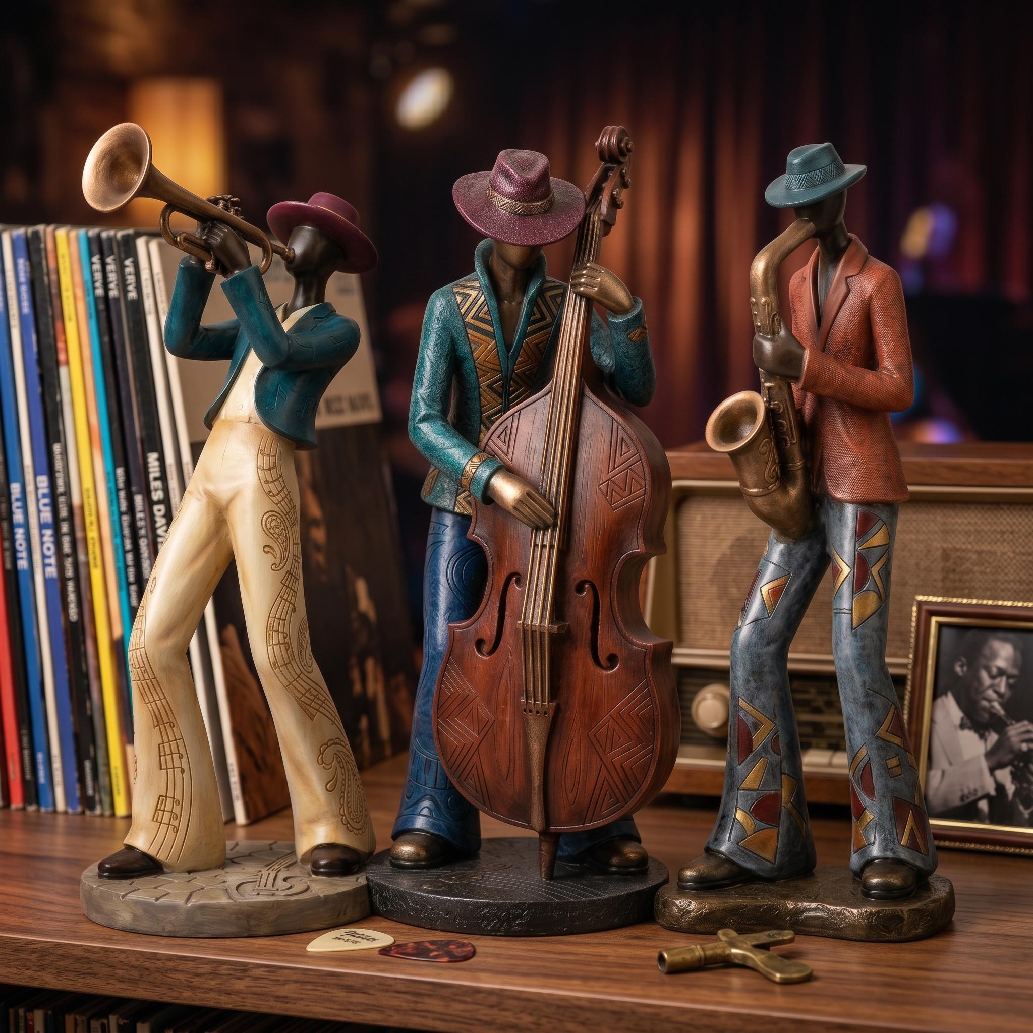 Jazz band figurines - Etsy 日本
