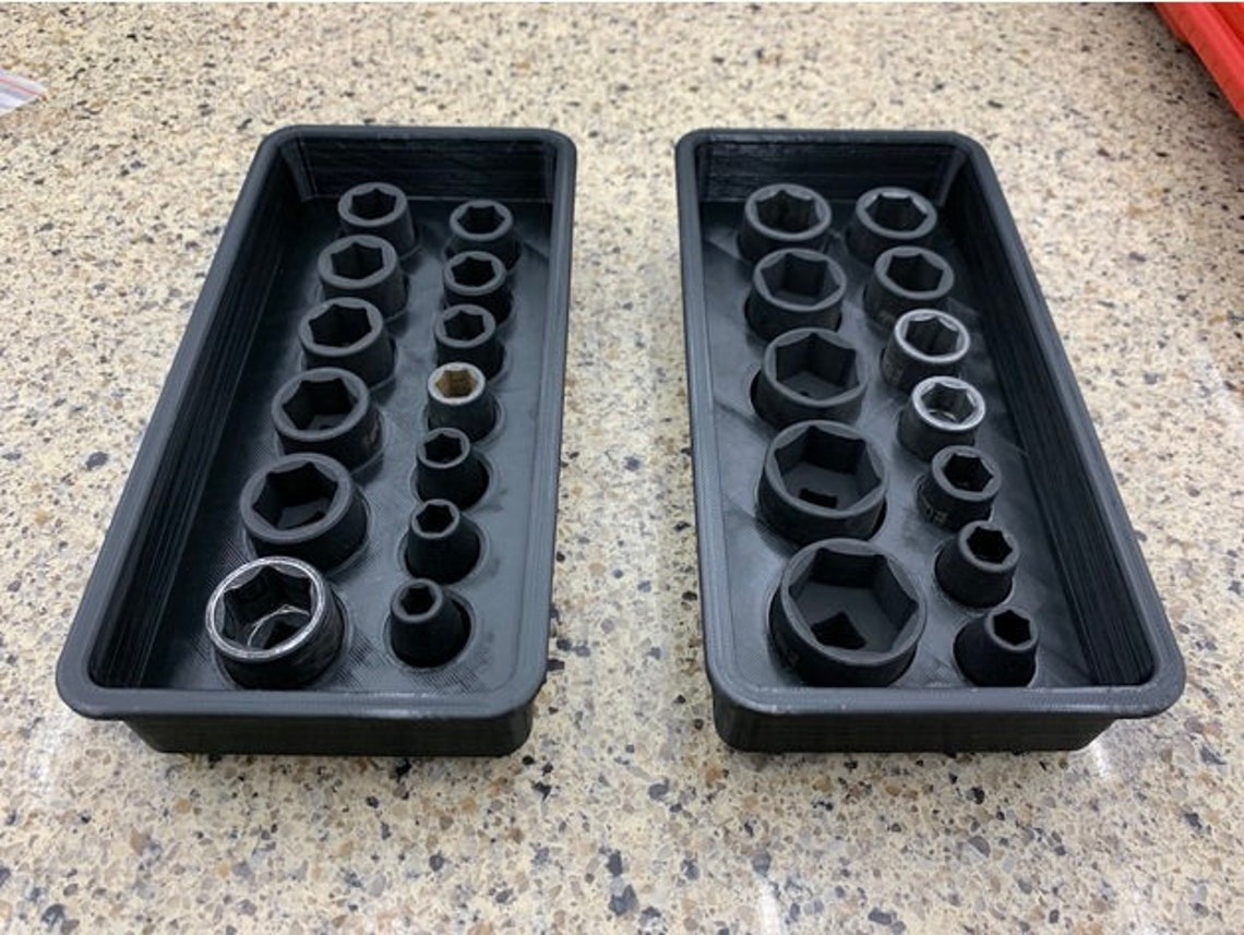 Slim Compact Packout Socket Tray Milwaukee Packout Metric Etsy Canada