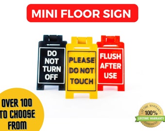 Mini Folding Sign Floor Stand Sign 3D Printed