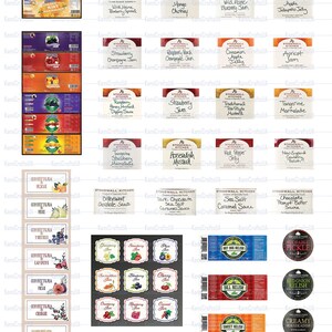 Printable Miniature Food Packaging for Miniature Dollhouse 1:6 Scale ...