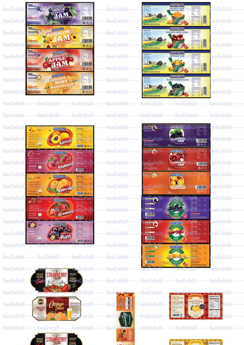 170 Printable Miniature Canned Food and Sauces for Miniature - Etsy