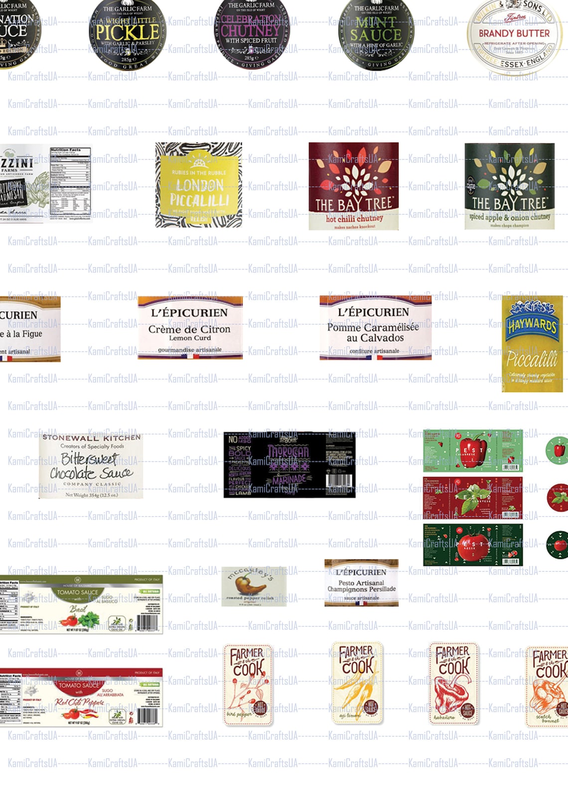 170 Printable Miniature Canned Food and Sauces for Miniature - Etsy UK