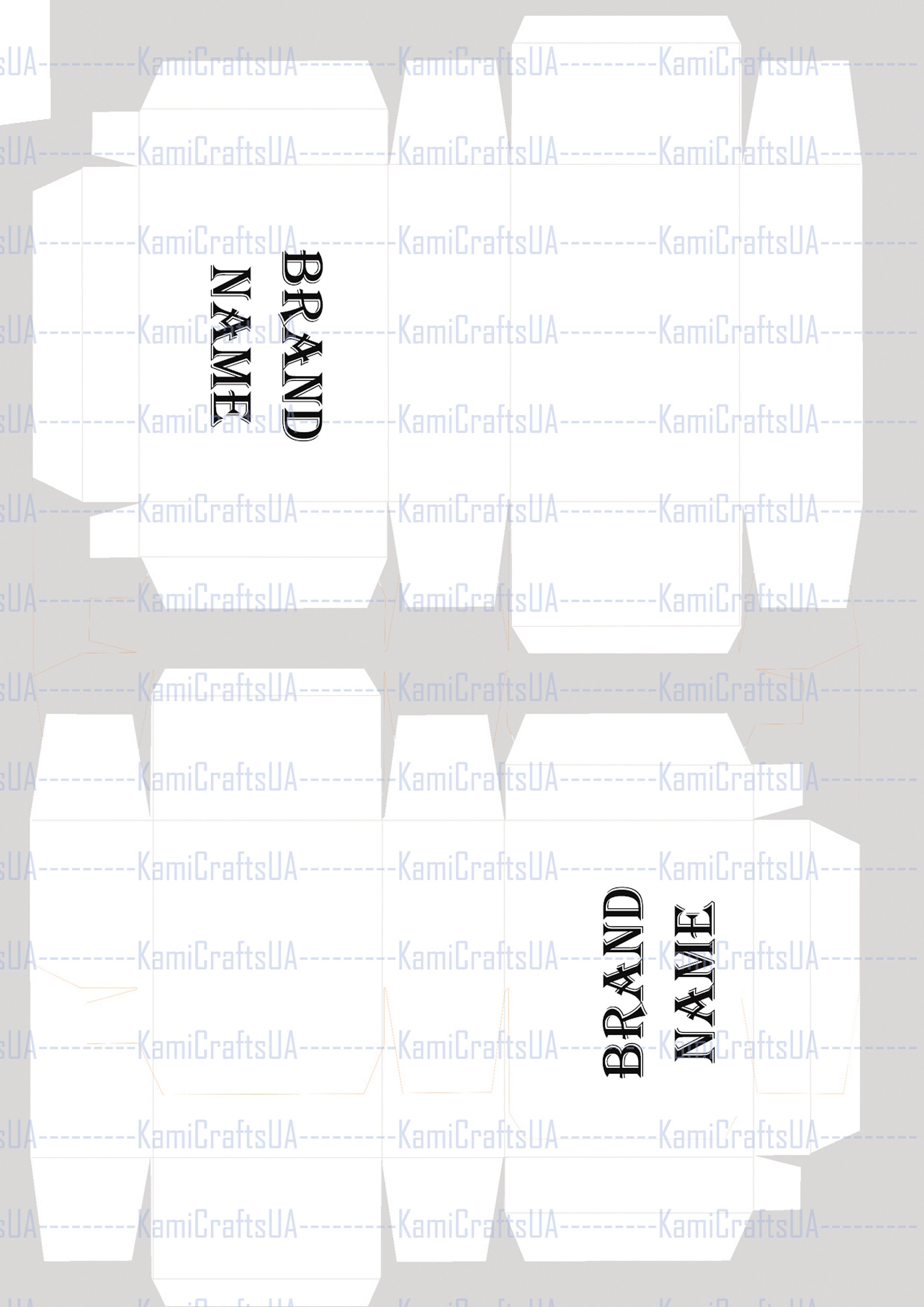 Printable Miniature Brand Boxes for Miniature Dollhouse 1:6 Scale ...