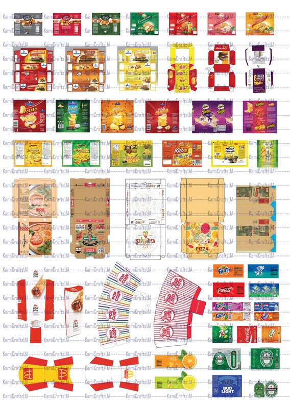Dollhouse Food Printables Ubicaciondepersonas cdmx gob mx