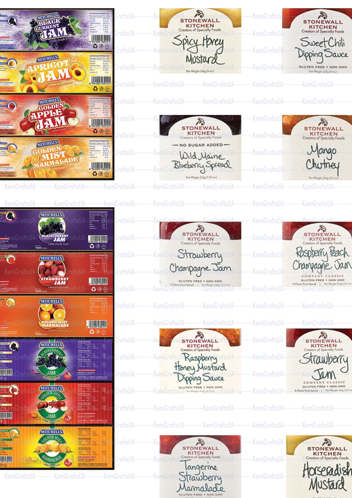 Printable Miniature Food Packaging for Miniature Dollhouse 1:6 Scale ...