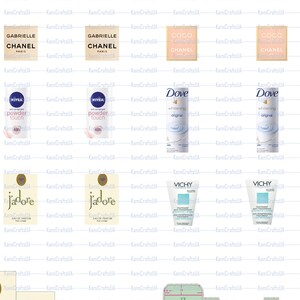 Miniature Cosmetics and Perfumes Packaging for Miniature Dollhouse 1:6 ...