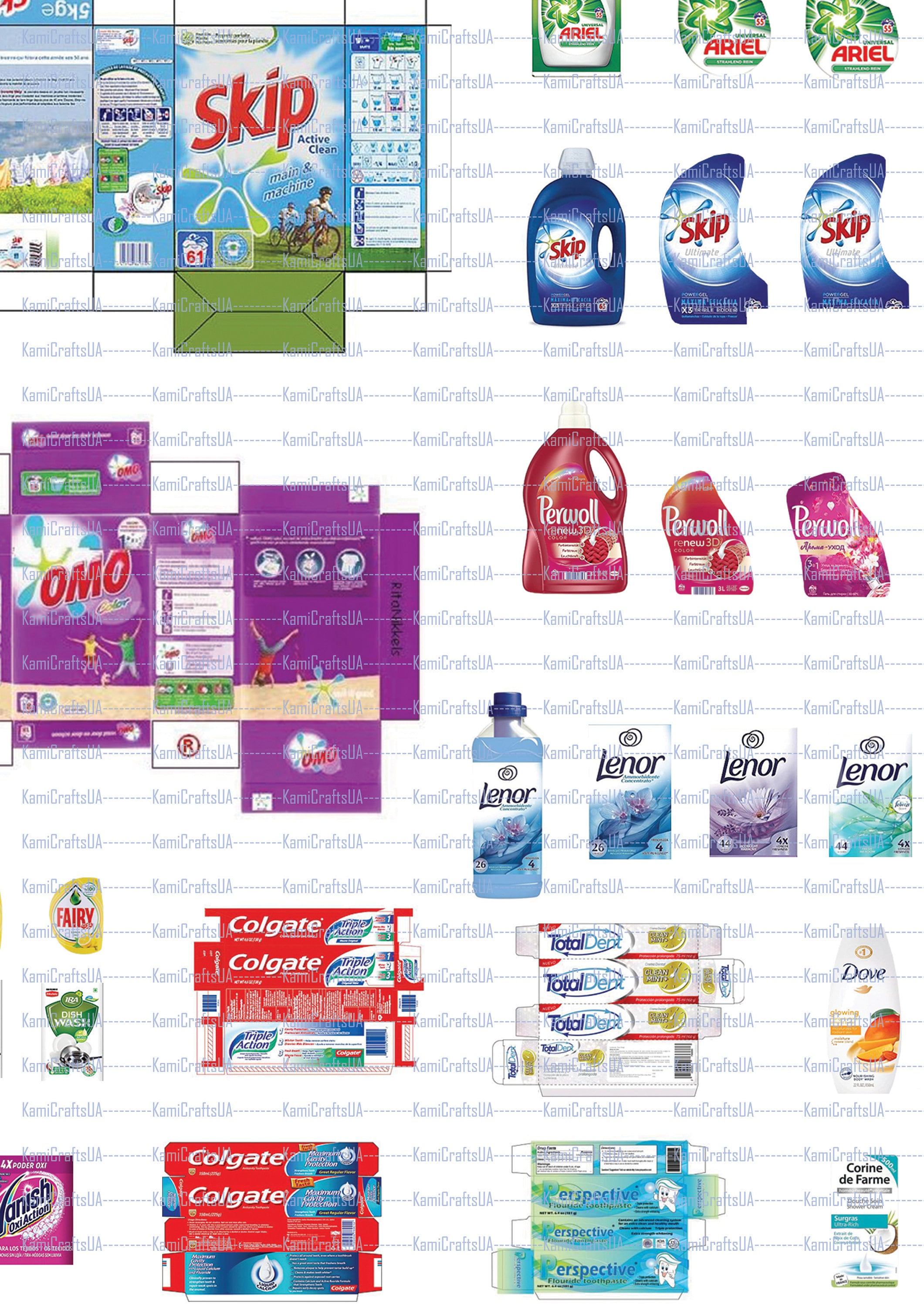 50 Printable Miniature Cleaning Supplies for Miniature Dollhouse 1:12 ...