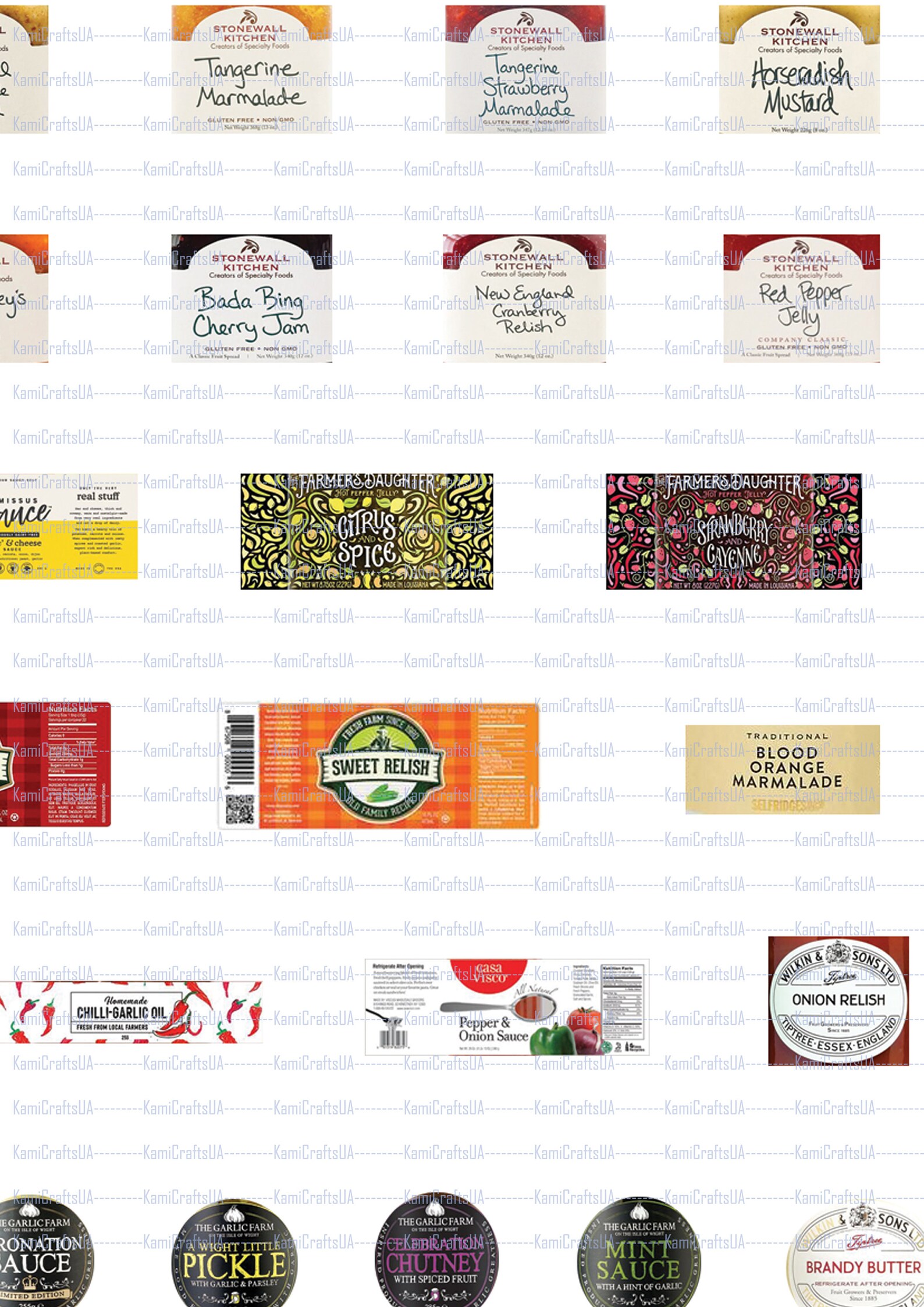 170 Printable Miniature Canned Food and Sauces for Miniature - Etsy