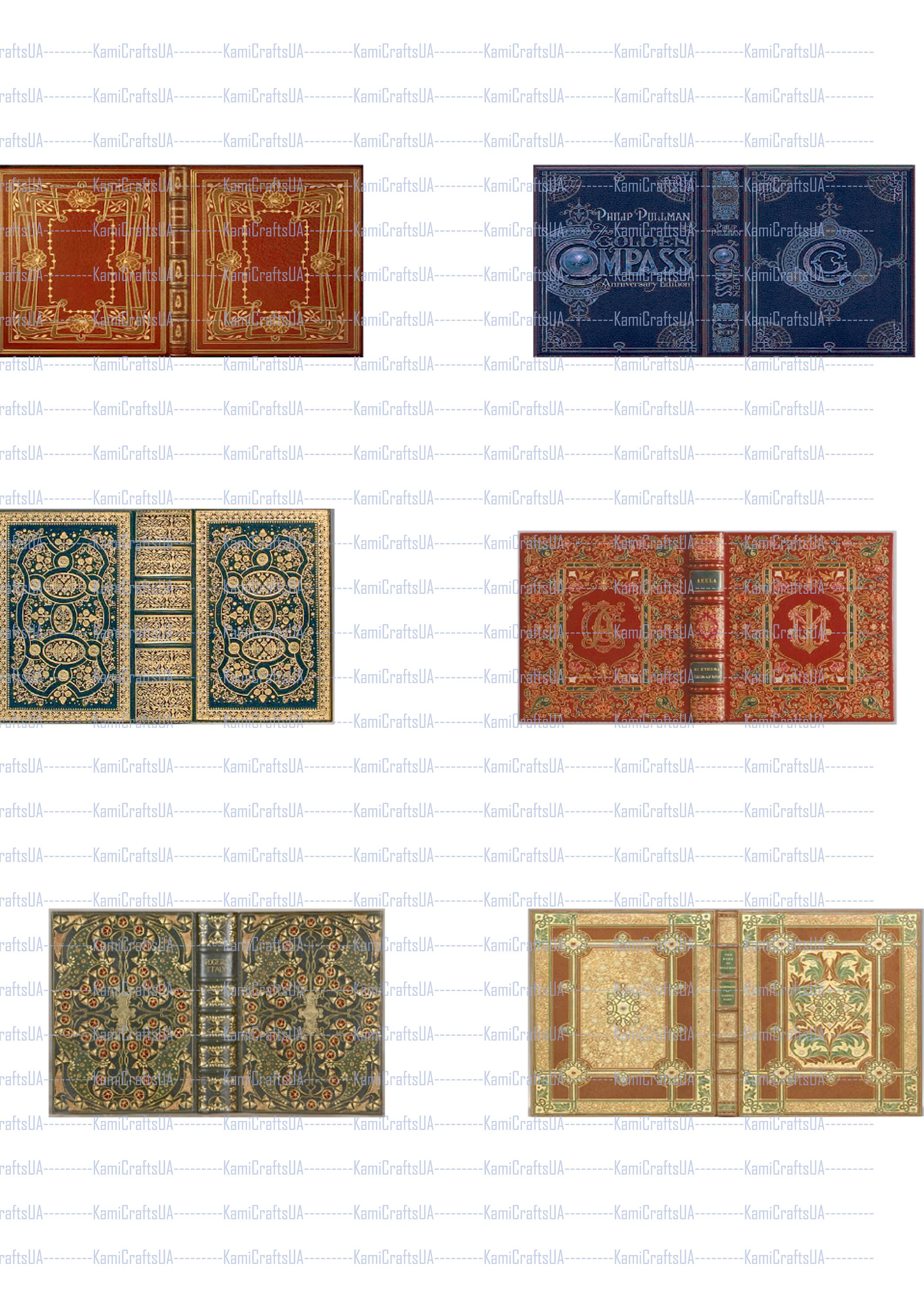Printable Miniature Books for Miniature Dollhouse 1:12 Scale DIY ...